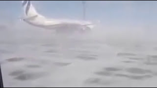 В Норильске Ветром Сдувает 40 Тонный Boeing 737 | Жесть | Сильный Порыв Ветра | Наш Город Норильск