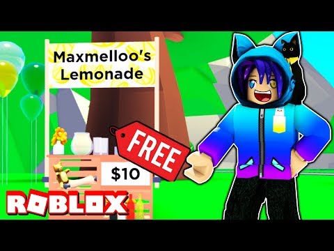 How To Get Free Lemonade Stands In Roblox Adopt Me Youtube - roblox adopt me limonade