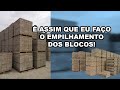 É assim que eu faço o empilhamento dos blocos!