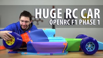 Worlds Largest OpenRC F1 Car - Phase 1 // 3D Printing the Parts (Matterhackers BUILD PLA / Pro Flex)