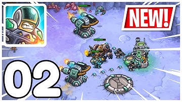 Iron Marines - Gameplay Walkthrough Part 02 - Base Building (iOS, Android)