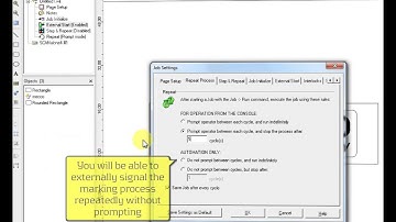 External Start - Laser Marking Software Training