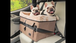Petsfit Booster Dog Car Seat Installation Video, Size Medium