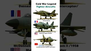 Legendary Fighters of the Cold War | USSR vs USA vs France, MiG-23 vs F-4 Phantom II vs Mirage F1 !