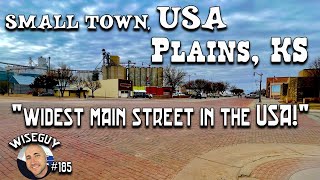 small town, USA // Plains, KS // population 1,037