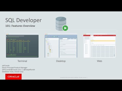 Oracle SQL Developer: Product Demonstration