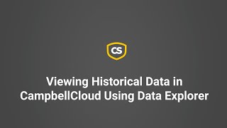 Viewing Historical Data in CampbellCloud using Data Explorer screenshot 4