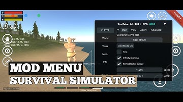 SURVIVAL SIMULATOR MOD MENU APKs! || ARI MX MENU
