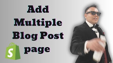 How to add Multiple Blog Post page   Shopify 2025