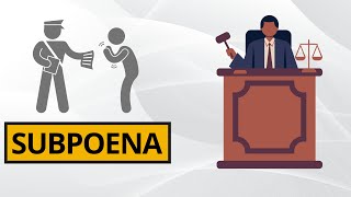 Subpoena Legal Meaning and Definition