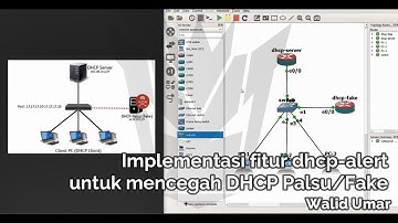 Implementasi fitur DHCP-Alert pada Mikrotik untuk mengatasi DHCP Palsu / Fake