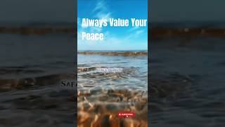 Value Your Peace | Stop Explaining Yourself | Motivational Quote#Quran #Motivation #Shorts