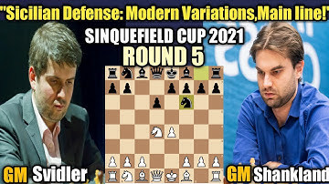 Sinquefield Cup 2021 | Peter Svidler VS Sam Shankland | Grand Chess Tour | Round 5