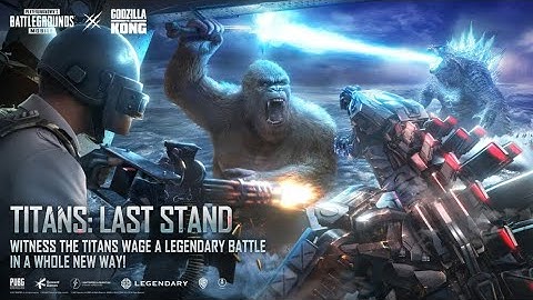 Pubg Mobile"X"Godzilla vs Kong!!! Titans: Last Stand gameplay!!!Epic Boss Battle!!!🤯🤯🤯