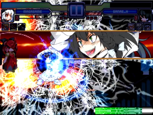 Mugen 黒巻氏キャラ Vs プレート氏キャラ Youtube