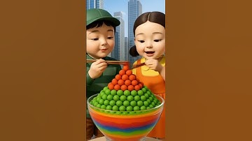 SQUID GAME AI KOREAN SNACK ASMR #squidgame #squidgame2 #ai #asmr