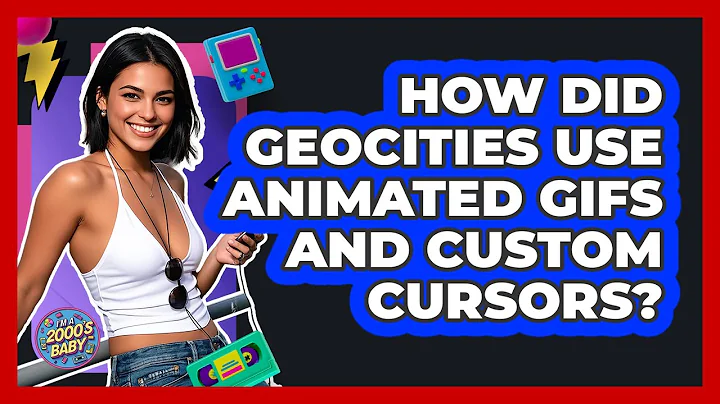 How Did Geocities Use Animated GIFs And Custom Cursors? - I'm a 2000s Baby