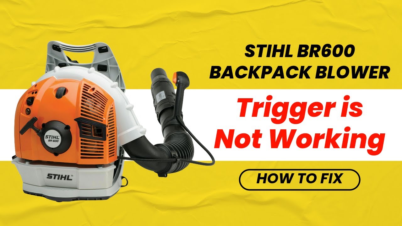 How to Fix STIHL BR600 Blower | Trigger Failure - YouTube
