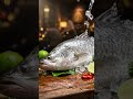 Spicy lime sea bass that sounds insanely delicious. #cooking #thaifood #minisatisfying #food #recipe
