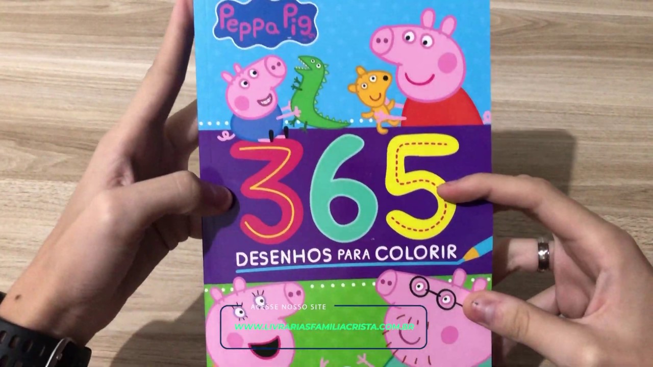 Livro Peppa Pig 365 Atividades e Desenhos - Ciranda Cultural