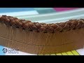 Costura de trenza de 4 con tireta de cuero - DIY Tutorial