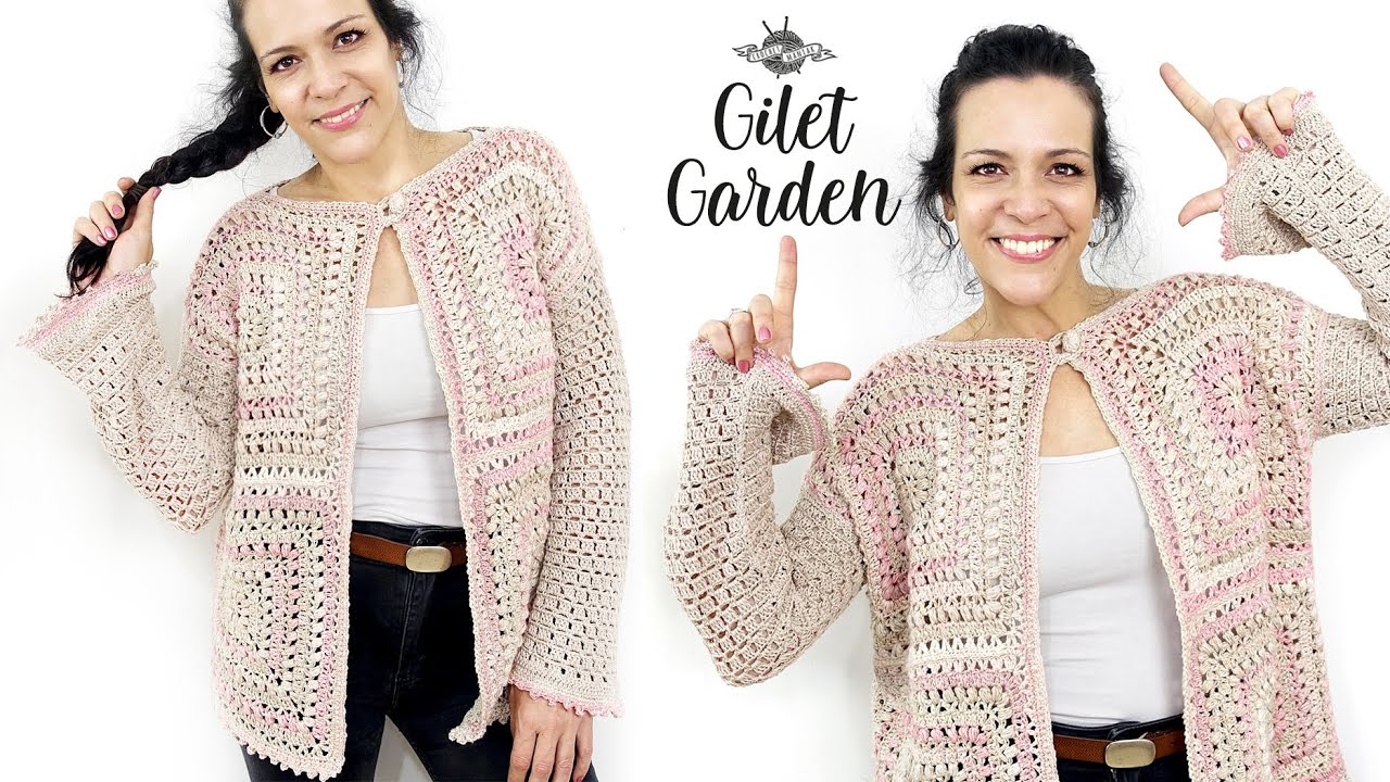 gilet mandala mamie crochet