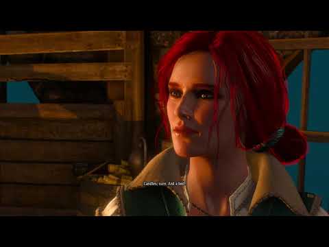 Witcher 3- Geralt and Triss love in lighthouse tower