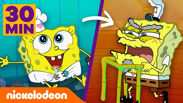 سبونج بوب | لحظات سبونج بوب من الطفولة وحتى البلوغ لمدة 30 دقيقة | Nickelodeon Arabia