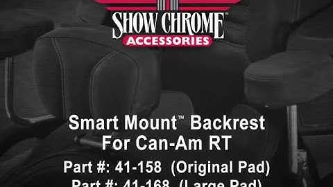 Smart Mount Backrest for Can-Am Spyder RT