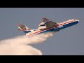 Russian Amphibious Beriev BE-200ES Drops Water in Dubai Airshow Flying Display – AINtv