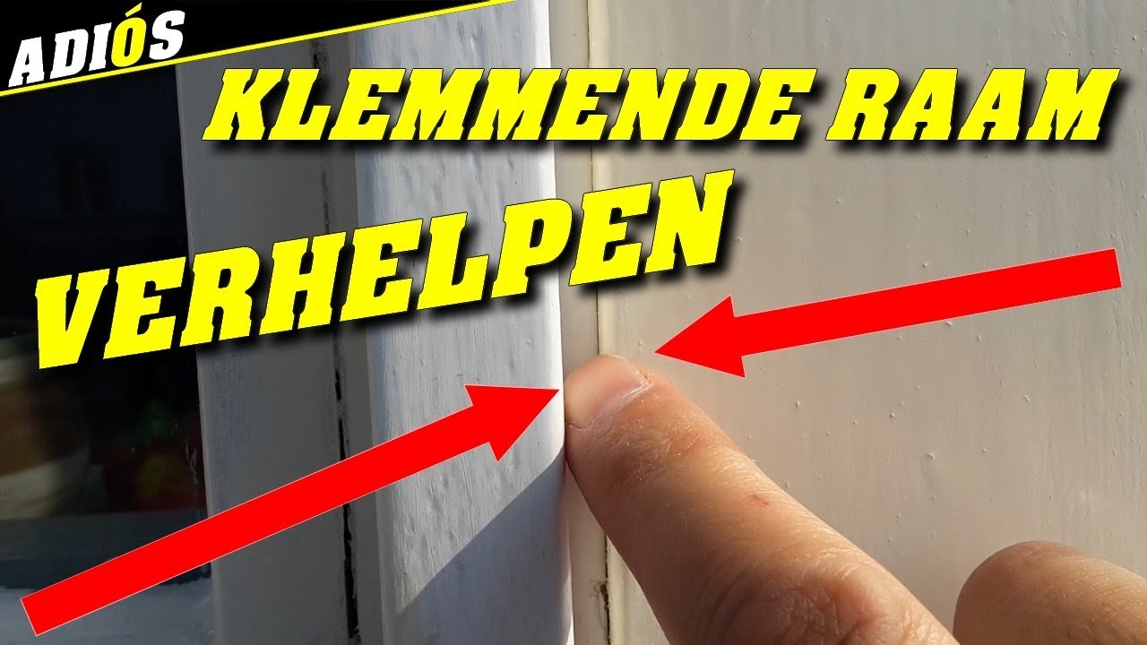 Klemmende Raam Verhelpen/ Simpele Tip Om Een Klemmende Raam Te Herstellen/  Schildersbedrijf Edens - Youtube