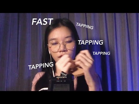ASMR Fast Tapping !!!!  (repeat with black screen)