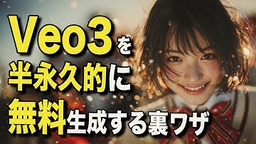 【無料生成440本/月の裏ワザ】Veo3を半永久的にタダで使い倒す方法