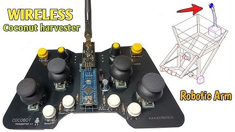 Arduino Nrf24l01 transmitter for RC Car RC boat and Drone || Wireless Coconut harvester machine