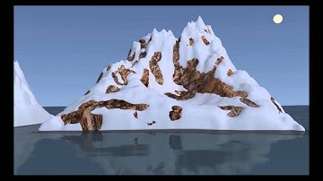 Blender Snow Scene Simulation