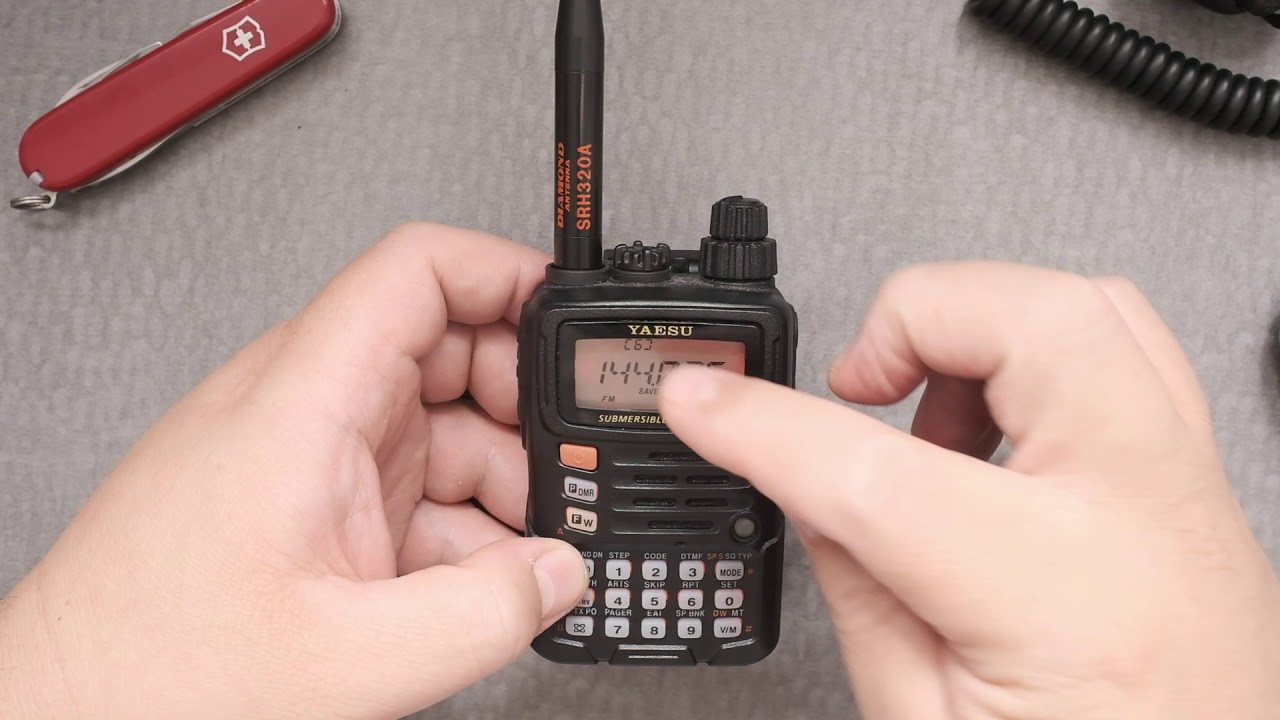 Yaesu VX-6 Bands - YouTube
