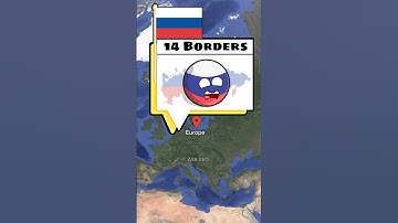 Which Country have Most Borders in Different Continents #shorts