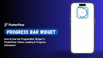How to Use the ProgressBar Widget in FlutterFlow | Show Loading & Progress Indicators!