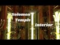 Interior decorations in Solomon's Temple | Solomon's Temple (Inner) | 3D model of inner decoration |
