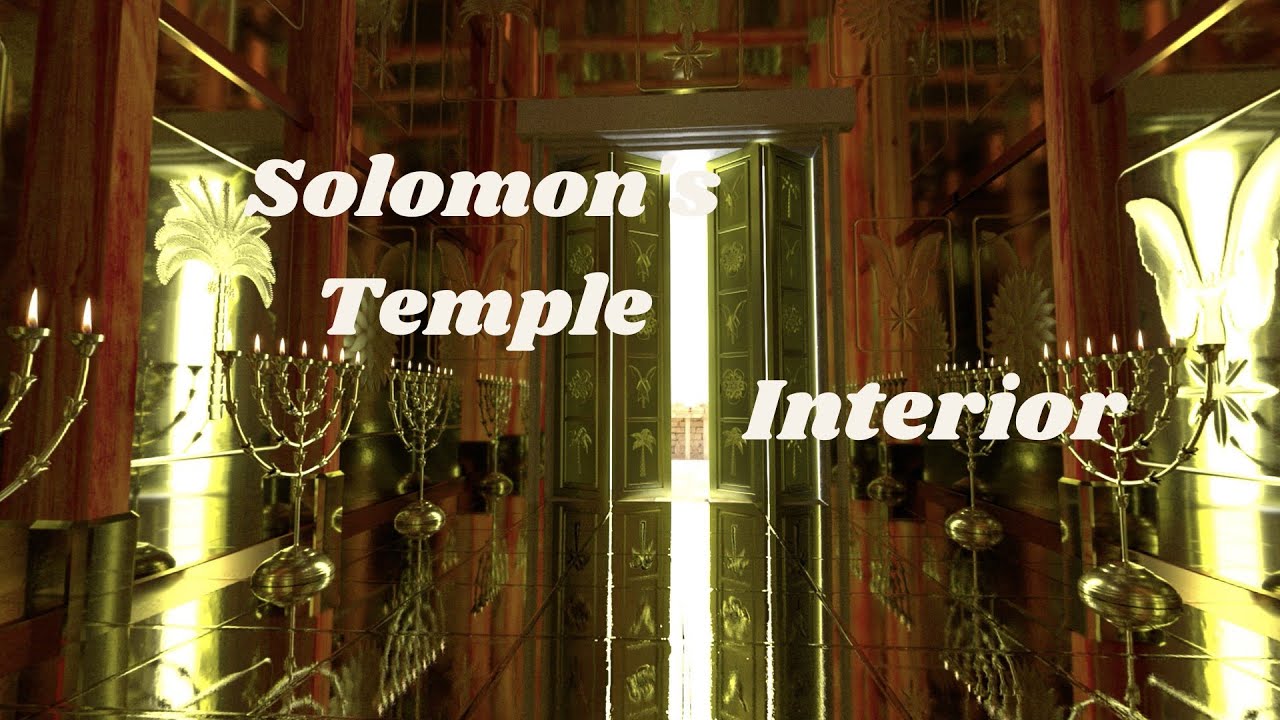 First Temple in Jerusalem  3D model Solomons Temple Inner   3d  solomonstemple  solomon