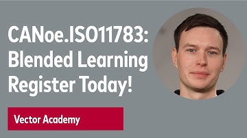 CANoe.ISO11783 Blended Learning | Vector Academy