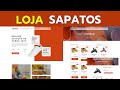 TEMPLATE ELEMENTOR PARA LOJA VIRTUAL DE SAPATOS - CRIAÇÃO DE LOJA VIRTUAL