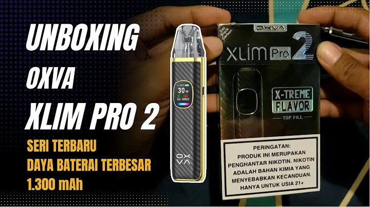 Unboxing Pod Oxva Xlim Pro 2 | 1300mAh Battery & 2A Fast Charging