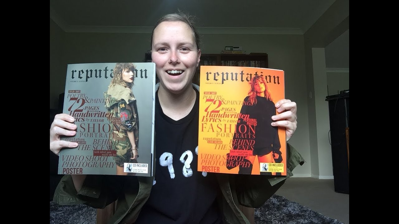 Unboxing Taylor Swifts Album Reputation And Magazines