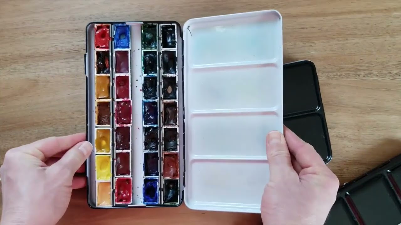 How I Use and Store Pans of Watercolor Paint
