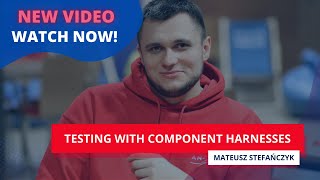 "Testing with component harnesses" - Mateusz Stefańczyk | #8 Angular Meetup
