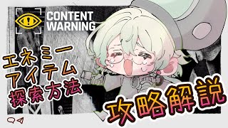 【Content Warning】エネミー・アイテム・探索方法の攻略解説