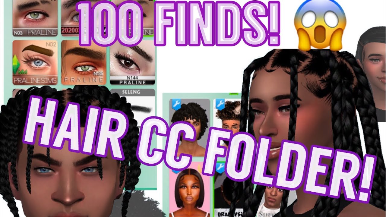 sims 4 cc folder hair