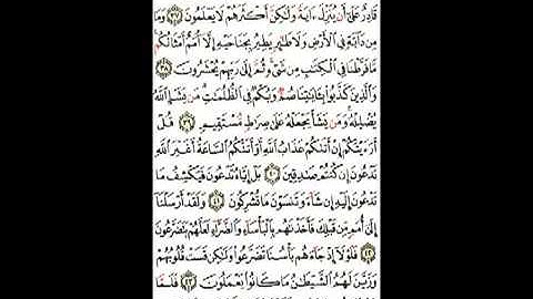 ❤️ {{ سورة الانعام من اية 36 الى اية 44 }}❤️