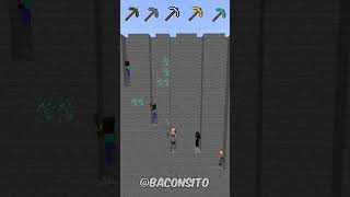 Minecraft mining speed pt 4#minecraft #minecraftmemes